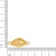 Pingente Dourado Mineral 32mm
