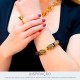 Bracelete Onça Dourado com Preto 71mm