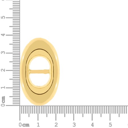 Regulador de Alça Oval Ouro 10mm