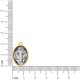 Pingente Medalha São Bento Ouro 23mm