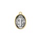 Pingente Medalha São Bento Ouro 23mm