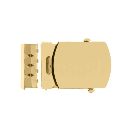 Fivela Militar Dourado New com ponteira 35mm