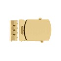 Fivela Militar Dourado New com ponteira 35mm