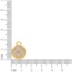 Pingente Flor Dourado com Pérola 19mm