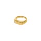 Anel Ouro com Strass N° 17