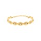 Bracelete Olho Grego Dourado com Pérola 66mm