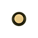 Brinco de Esfera Ouro com Verde Oliva 26mm