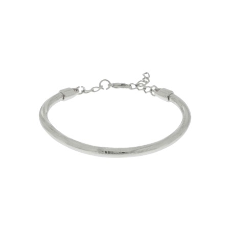 Bracelete Prateado Luxo 70mm