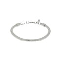 Bracelete Prateado Luxo 70mm