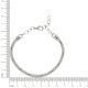 Bracelete Prateado Luxo 70mm