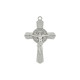 Pingente Crucifixo São Bento Níquel 51mm