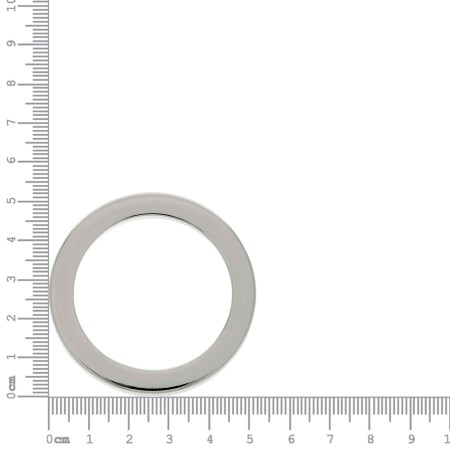 Argola Injetada Níquel 52mm
