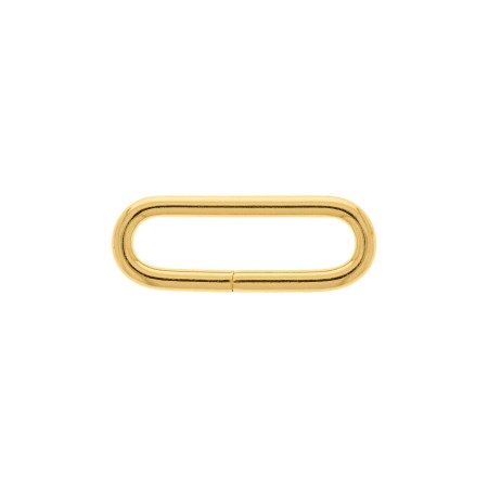 Argola Oval Ouro 56mm