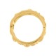 Bracelete Dourado Boêmio Caramelo com Strass 72mm