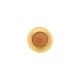 Brinco Ouro com Caramelo 18mm