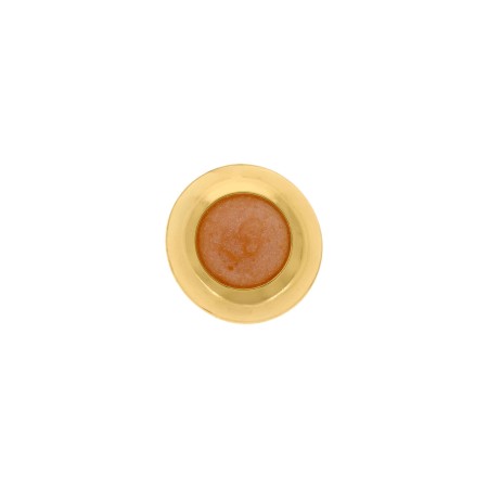Brinco Ouro com Caramelo 18mm