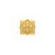 Passador Ouro Flor-de-Lis 14mm