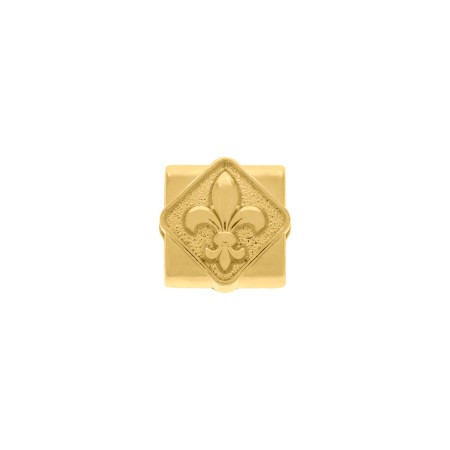 Passador Ouro Flor-de-Lis 14mm