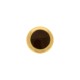 Anel Dourado com Marrom N° 21