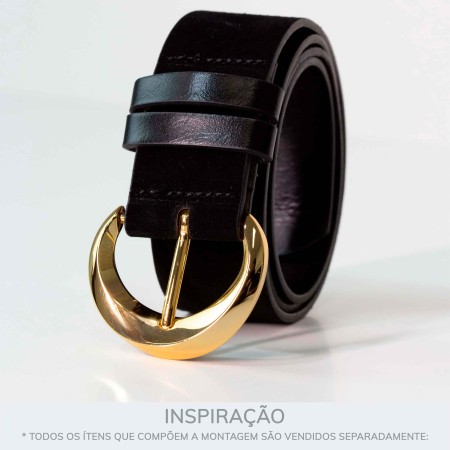 Fivela Dourada Torcida 40mm