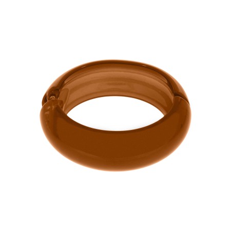 Maxi Bracelete Acrílico Caramelo 78mm
