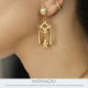Pingente Gota Ouro 23mm