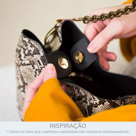 Botão imã para Bolsa Ouro 18mm