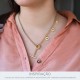 Fechamento Passador T Ouro 16mm