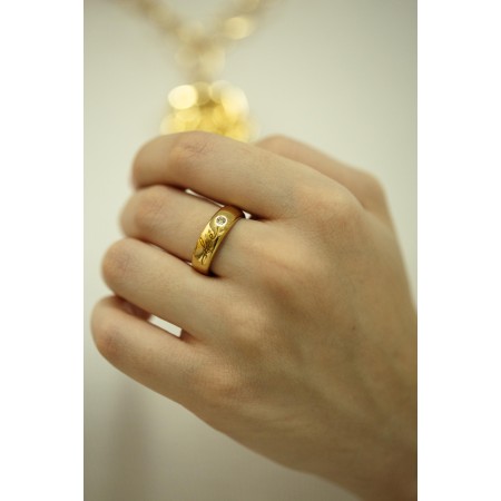 Anel Fé Ouro N° 20