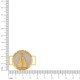 Passa Tira Nossa Senhora de Nazaré Ouro com Pérola 38mm