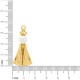 Pingente Nossa Senhora Aparecida Dourado com Pérola 37mm