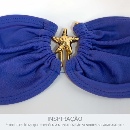 Entresseio Dourado com Estrela 51mm
