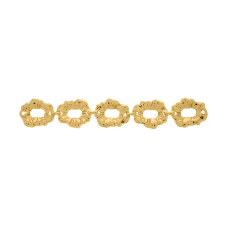 Bridão Dourado Floral 153mm