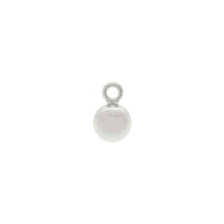 Pingente Bolinha Redonda Níquel 10mm