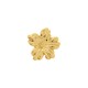 Brinco Flor Dourado 34mm