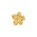 Brinco Flor Dourado 34mm