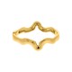 Bracelete Dourado Maré 68mm