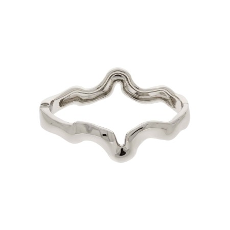 Bracelete Prateado Maré 68mm