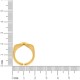 Anel dedo Mindinho Dourado Maré N° 12