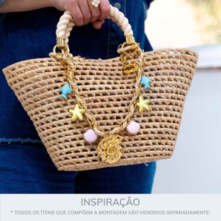 Entresseio Carracol Ouro 54mm