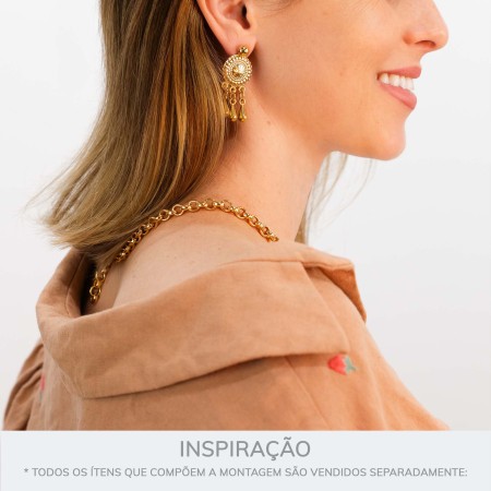 Pingente Cabide Ouro 28mm