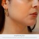 Brinco de Argola Prego Ouro 26mm
