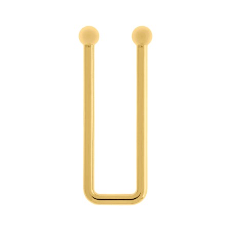 Entresseio Retangular Ouro 78mm