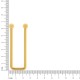 Entresseio Retangular Ouro 78mm