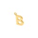Pingente Letra B Dourado 15mm