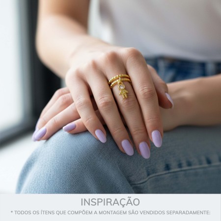 Base para Anel Corda Ouro N° 18