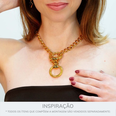 Bridão Texturizada Ouro 73mm