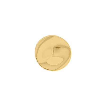 Botão Redondo Orgânico Dourado 22mm