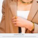 Bracelete Dourado Ritmo 70mm