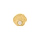 Brinco Ostra Dourado com Pérola 24mm